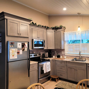 Manchester, Gray Traditional Kitchen