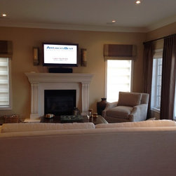 Burlington Renovation - Roman Shades