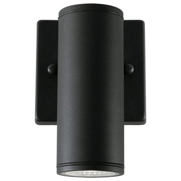 Beverly 1 Light Wall Sconce, Black, 6.25 in
