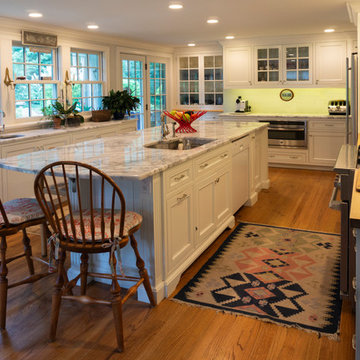 Kitchen with Garden Views