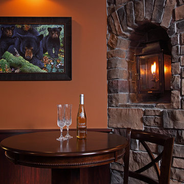Irish Pub Style Basement Finish