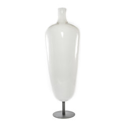 White Footed Vase - Products