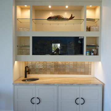 Mid Century Bar with Fish Tank