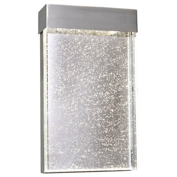 Moda 1 Light Wall Sconce, Stainless Steel