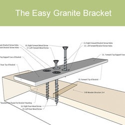 The Easy Granite Bracket - Kitchen Countertops