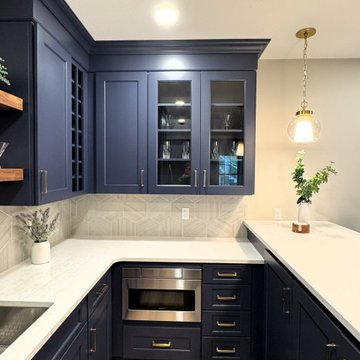 Cambria Quartz Countertop | Custom Basement Bar