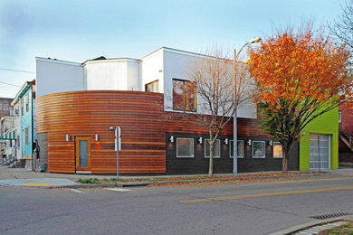 Modern exterior home idea in Other