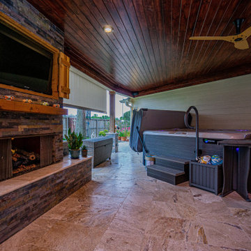 Preslar Family (Hot Spring Spa + Outdoor Living Area)