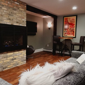 Lower Level Remodel with Wine Cellar