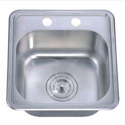 Dawn Topmount Bar Sink BST1515 - Bar Sinks
