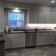 gray cabinets