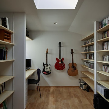 校舎がみえる家