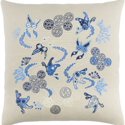Chinese River (CI-003) - Decorative Pillows