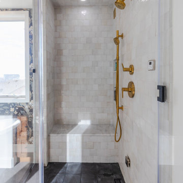 Master Bathroom with Steam Shower
