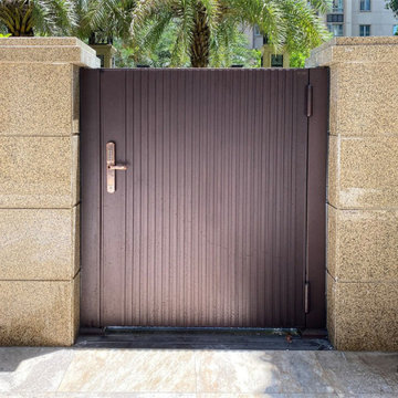 The beauty of the Fully series of fences and courtyard gates