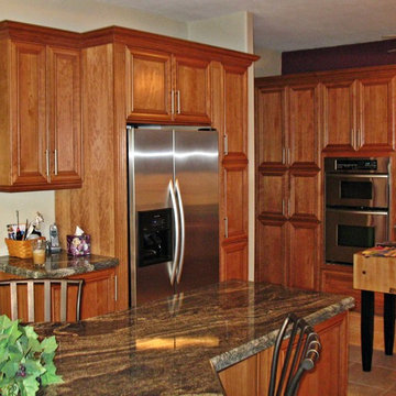 Wine Lover's Cherrywood Kitchen