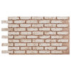 Chicago Brick Faux Brick Wall Panel, Almond, 36"x48" Wall Panel