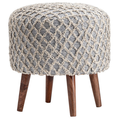 Ellie Gray Diamond Stool