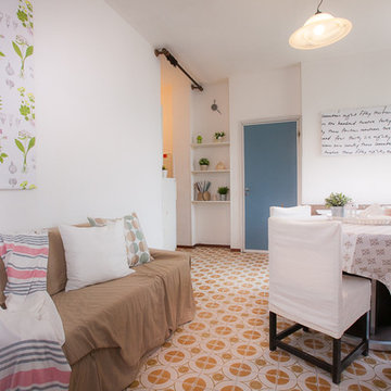 PROGETTO HOME STAGING PER TRILOCALE IN VENDITA - SOGGIORNO