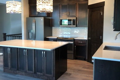 Inspiration for a transitional kitchen remodel in Other