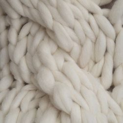 The Single Cable Knit Blanket - Blankets
