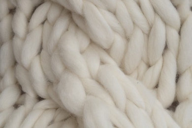 The Single Cable Knit Blanket