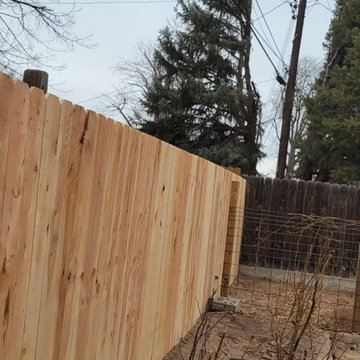Backyard Privacy Fence | Installation