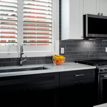 Modern Black & White Kitchen Remodel
