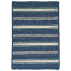 Colonial Mills Salisbury LY59 Denim Contemporary Area Rug - Beach