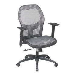 Woven Mesh Back Executive Office Chair - Office Chairs