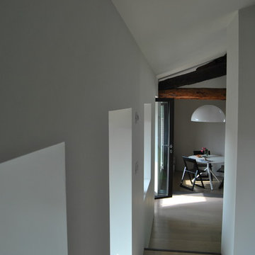 Vista della zona pranzo dallo studio