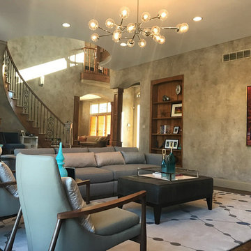 High-End Lowry Home: Living Room