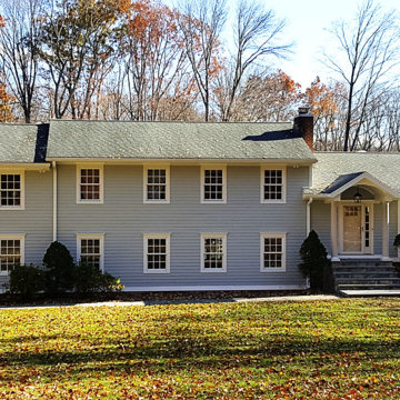 6 1/4" HardiePlank Cedarmill Light Mist, James Hardie Trim and Kleer PVC Trim