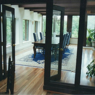 Converting indoor garden room into formal dining room
