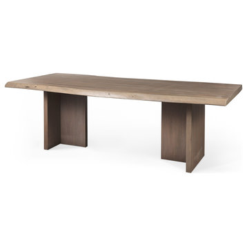Konstantin Medium Brown Wood, Rectangular Dining Table