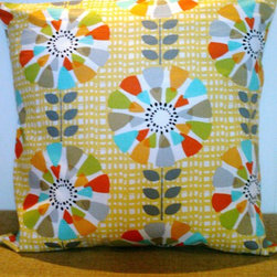 Michael Miller Petal Pinwheels cushion - Decorative Pillows