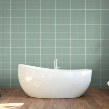 ColorBlock 8 Porcelain Tile in Beach Bum