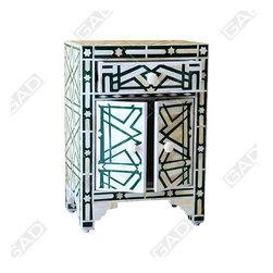 LUXE BONE BEDSIDE TABLE - Furniture