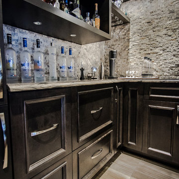 Classic Dark wood bar