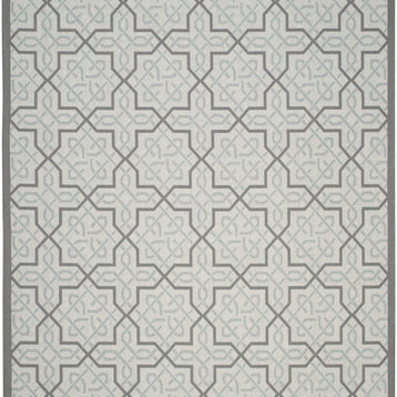 Safavieh Outdoor Cy7931-78A18 Courtyard Lt Grey / Anthracite Rug