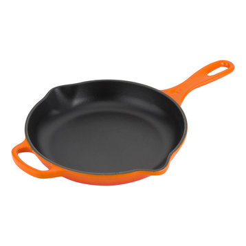 Le Creuset Signature Frying Pan With Metal Handle, 23 cm, Volcanic