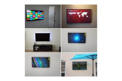Tv Mounting and Wire Concealment
