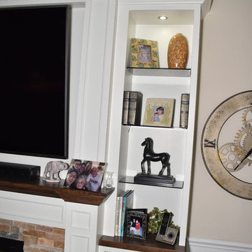 Fireplace Surround and Entertainment Center