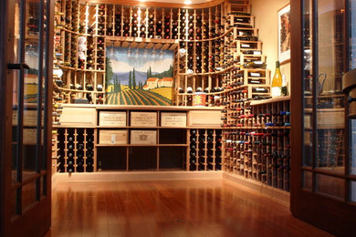 Arts and crafts wine cellar photo in New York