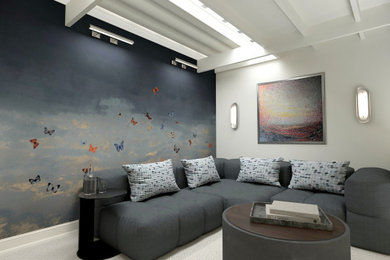 Inspiration for a contemporary home design remodel in San Francisco