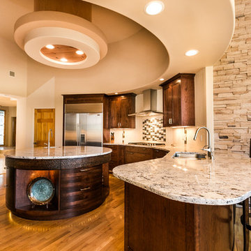 Circular Island Kitchen