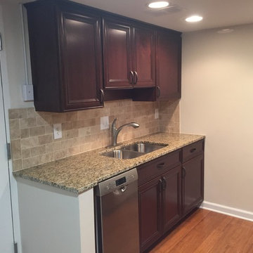 Remodel With New Cabinets in Cherry With a Chestnut Stain and Liquorice Accent G