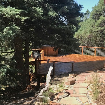 Redwood Deck in the Trees