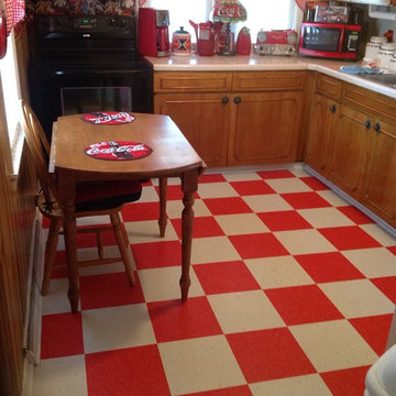 Coca Cola floor