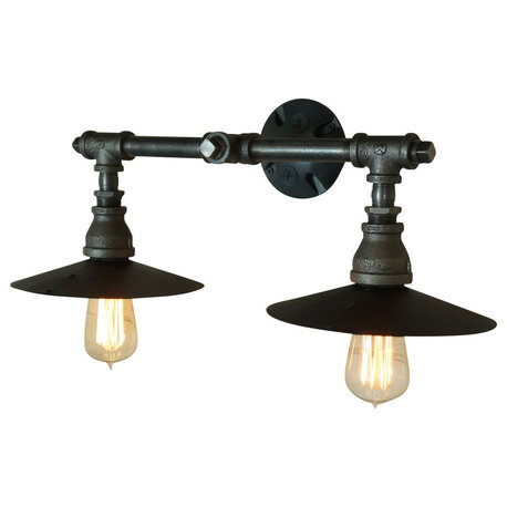 Tin Shades Iron Vanity Light